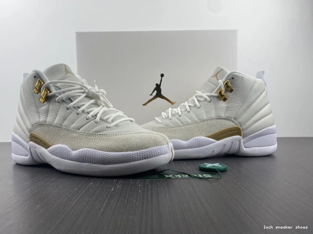 Cheap LUCY Retro Jordan White 12 OVO 873864-102 0813